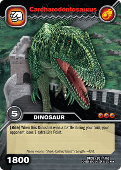 Cartas de Jogar: Velociraptor (Dinosaur King TCG(Series 1: Base