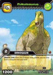 Fukuisaurus TCG Card