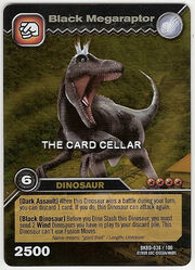 Black Megaraptor TCG card