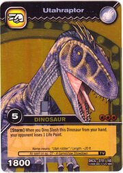 Utahraptor TCG Card