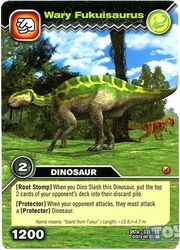 Fukuisaurus-Suspicious TCG Card (French)