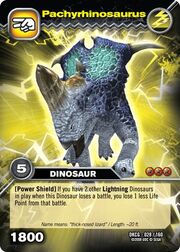 Pachyrhinosaurus TCG card (DKCG)