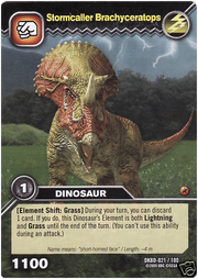 Brachyceratops-Stormcaller TCG Card 1b