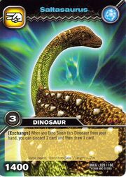 Saltasaurus TCG card