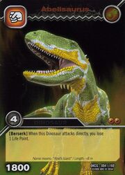 Abelisaurus TCG card