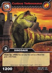 Tarbosaurus-Curious TCG Card (German)