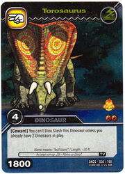 Torosaurus TCG Card