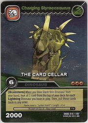 Styracosaurus-Charging TCG Card