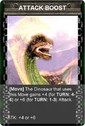 Attack Boost Move Card.