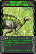 Fukuisaurus Card.