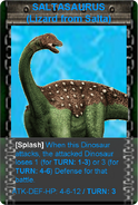 Saltasaurus Card.