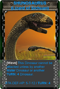 Shunosaurus Card.