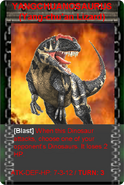 Yangchuanosaurus Card.