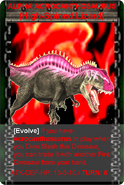 Alpha Acrocanthosaurus Card.