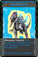 Spinosaurus (DinoTector) Card.