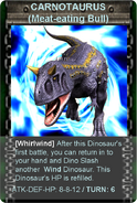 Carnotaurus (TURN 6) Card.