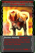 Tyrannosaurus (DinoTector) Card.