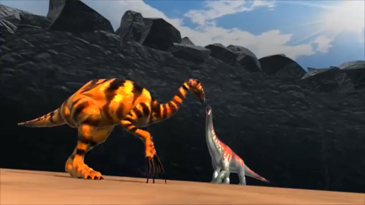 Therizinosaurus vs Alamosaurus | Dinosaurs Battle World Championship