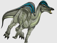 Amurosaurus as it appeared in Jurassic Park Institute