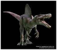 Spinosaurus as portrayed in the film Jurassic Park III