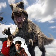 Giganotosaurus as portrayed in the Primeval series