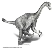 Life reconstruction of Eshanosaurus
