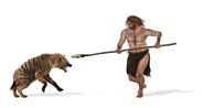 Neanderthal vs Hyena.