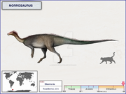 Life reconstruction of Morrosaurus