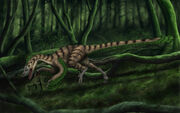 Commission Deinonychus by Sheil