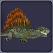 Zoo Tycoon 2: Extinct Animals Dimetrodon.