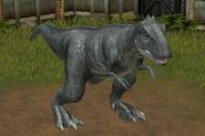 The Majungasaurus from Jurassic World: The Game.