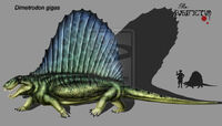 Dimetrodon gigas by Theropsida