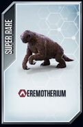 Eremotherium in Jurassic World: The Game