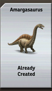 Amargasaurus in Jurassic Park: Builder.