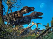 The-tyrannosaur-nanuqsaurus-with-its-young-credit-james-havens web1