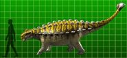 Pinacosaurus as featured in Dinosaur King