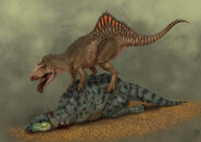 Concavenator vs iguanodon by jelsin-d3g3v3a