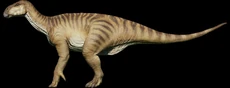 Iguanodon as it appears in the Jurassic World Evolution game series.