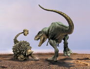 Tyrannosaurus rex vs Ankylosaurus