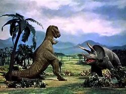 The ViewMaster version of the dinosaur mash-ups of The Animal World (1956)