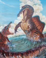 Spinosauruses Fight CS Worthington