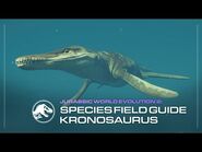 Species Field Guide - Kronosaurus - Jurassic World Evolution 2 Early Cretaceous Pack