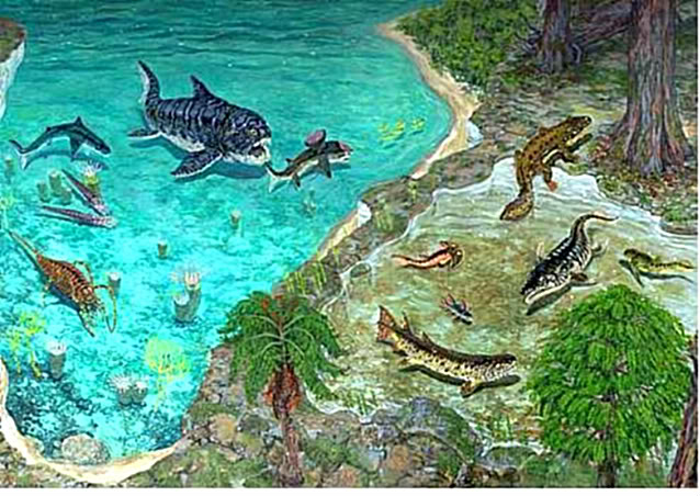 devonian period landscape