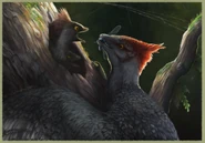 Anchiornis(DaBabies).png (271 KB) An Anchiornis feeds its offspring(Art by Emily Willoughby)