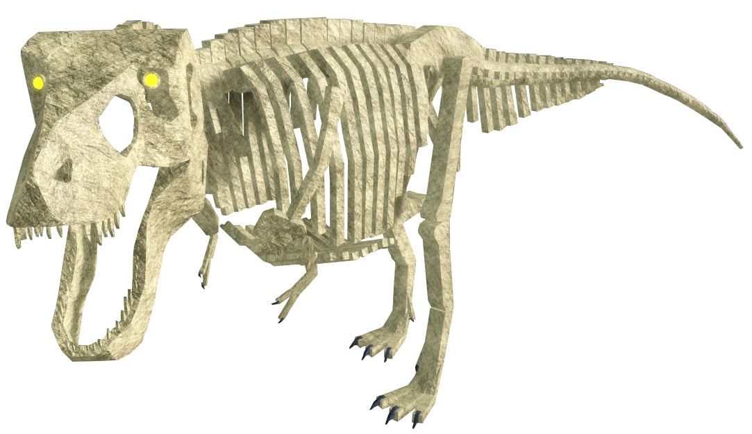 Tyrannosaurus Rex Dinosaur Simulator Wiki Fandom - what roblox toy gives you the t rex skeleton