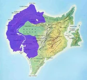 The approximate extent of Pelledrine during the .