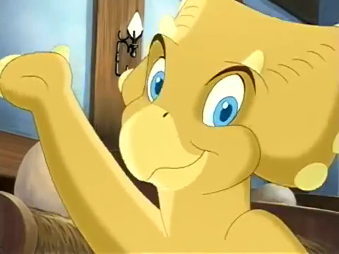 what dinosaur hatches in dinotopia movie for cas