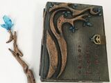 Magic wand and book