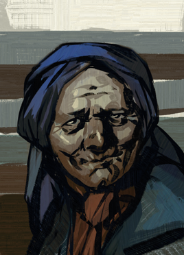 Portrait washerwoman