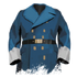 Signal-Blue Naval Coat